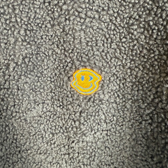 Dutch Bros Sherpa Fleece Colorblock 1/4 Snap Gorpcore Camp Coffee Size Small - Picture 4 of 9